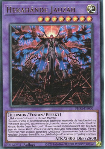 Yugioh hekahände jauzah - 1x,