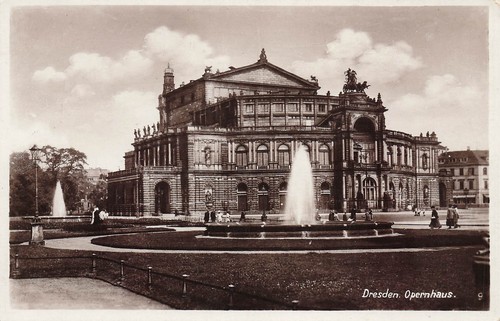 Dresden opernhaus - ak,