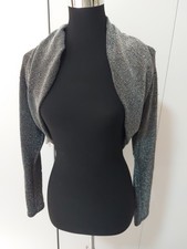 Bolero Schwarz/Silber Gr 38