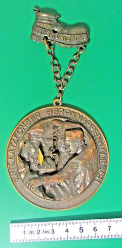 Bergbau medaille plakette - bergbau,