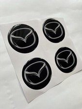 4x Mazda Silikon Felgenemblem