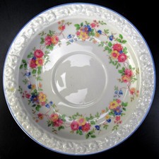 Rosenthal Porzellan Untertasse Serie Maria Dekor Bunte Ranke Alte Version 14cm