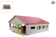 Kids Globe Pferdestall mit 3 Boxen und Reitplatz, Länge: 62 cm