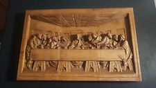 Abendmahl Holzrelief Relief Holzschnitzerei Alois Prinoth