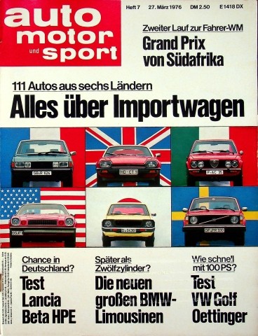 Auto motor sport - motor, ams