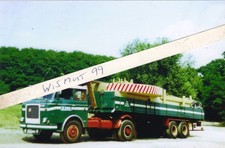 Oldtimer-Foto DDR VEB KVK Bau LKW Skoda Liaz Sattelauflieger Pritsche Beladen