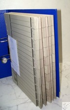 10x Trennblätter Zahlen 1 - 10 Elba 06 456, incl.  Leitz Ordner A4 Register _h7