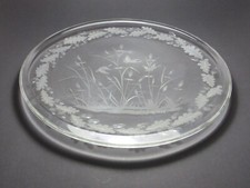 Servierplatte Glasgravur