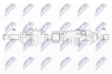 Antriebswelle NTY NPW-RE-134