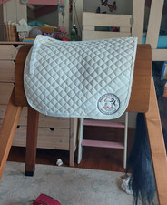 Schabracke Waldhausen Satteldecke Competition weiß DRESSUR Sattelunterlage
