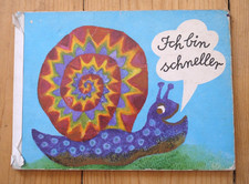 Ich bin schneller - Pappbilderbuch DDR 1976 2. Auflage