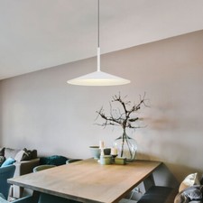 Pendelleuchte Hängelampe Esszimmerleuchte Höhenverstellbar weiß LED Wohnzimmer