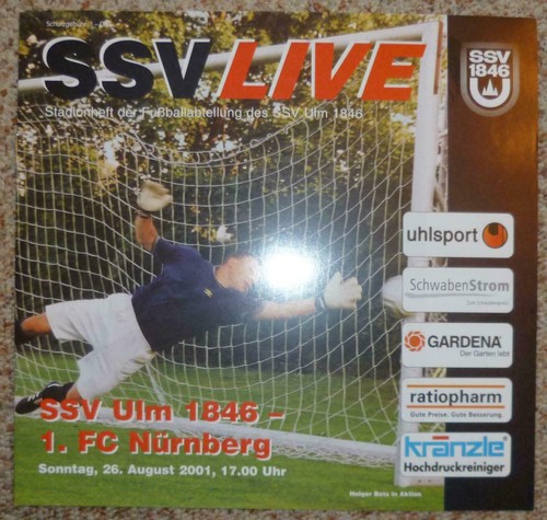 Programm und ticket ssv ulm - ticket, 1