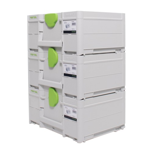 Festool systainer set sys3 - systainer, 3x