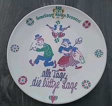 Lustig ? Hemelinger Aktien Brauerei Wandteller Sammelteller Bier Party-Hütte Bar