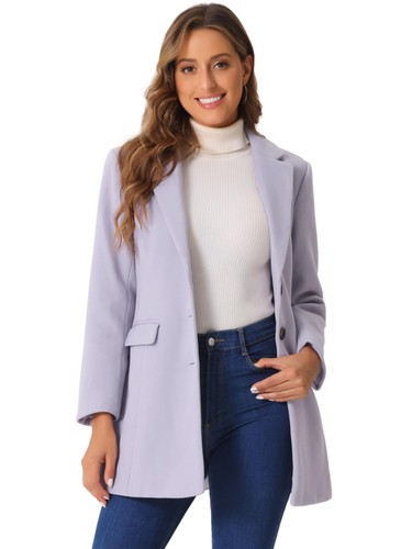 Damen wollmantel revers - damen,