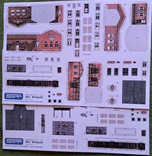 STIPP  Bastelbogen Nr. 29 "Bahnhod Briescht", 2 Blätter 1:160