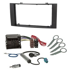 VW T5 2003-2009 mit Radio Delta 6 / RNS 2 Doppel DIN Radioblende Einbauset 