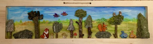 Steinbild märchenwald - steinbild, "märchenwald"