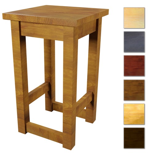Hocker massivholz stuhl - massivholz,