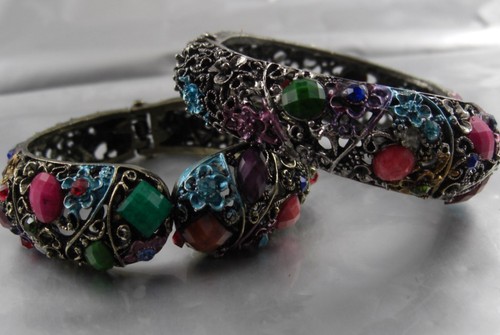 Armreif blüten design - ,