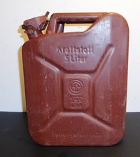alter DDR Benzinkanister 5 Liter Oldtimer Kraftstoff Blechkanister dicht TGL4368