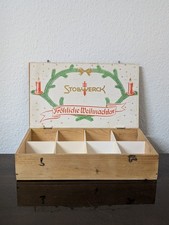 Antik STOLLWERCK Holz-Kiste