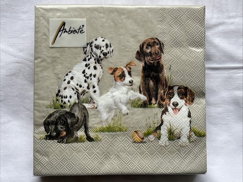 Servietten hunde welpen - hunde,