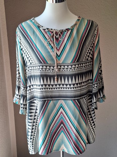 Cartoon tunika bluse bunt - bluse,,