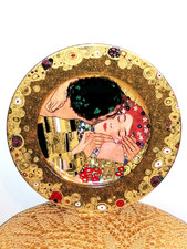 Goebel Artis Orbis Gustav Klimt Der Kuss Wandteller 32 cm