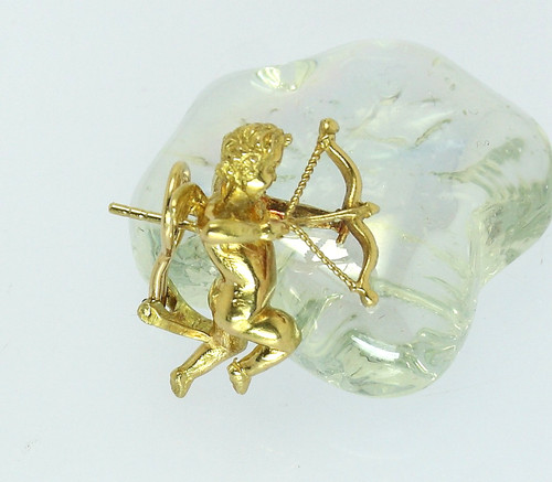 Einzelner ohrclips engel mit - einzelner,