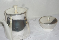 Isolierkanne Zuckerdose Thermisol Fürstenberg Warmhaltekanne Edelstahl 60vintage