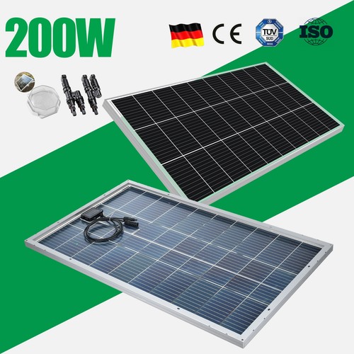 200w 12v bifaziale solarpanel - 200w,