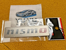 Nissan Original 370Z GT-R Nismo Metall Emblem Badge Silber 99993-RN209 OEM JDM