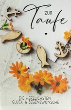 B&C Karte zur Taufe Taufkarte