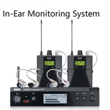 In-Ear Monitoring System Wireless for Bands 100mW 24-Bit Digital DSP Processor