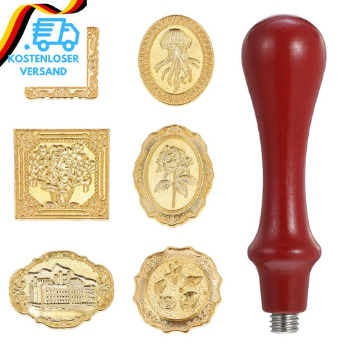 Stück vintage siegelstempel - 6,