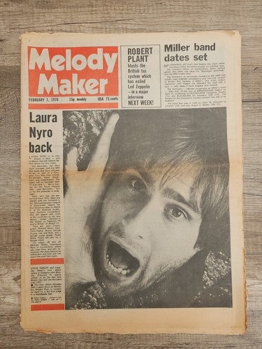 Melody maker newspaper - maker,