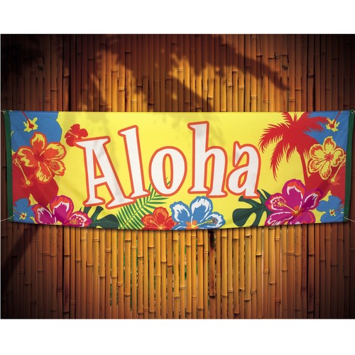 Aloha banner für beachpartys - für,