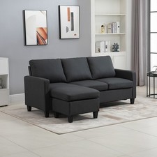 HOMCOM Ecksofa Couchgarnitur