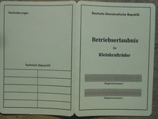 Simson Betriebserlaubnis für