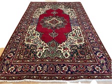 Perserteppich Tabriz Rot