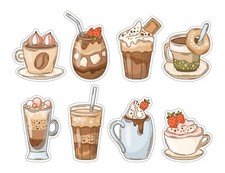 8 Kaffee Coffee Becher