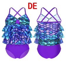 DE iEFiEL Mädchen Badeanzug