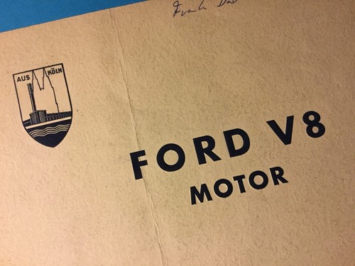 Orig ford v8 - v8, colorierte