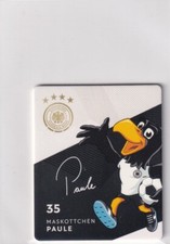 Panini WM DFB  2022 Deutsche Nationalmannschaft Rewe 35 Maskottchen Paule