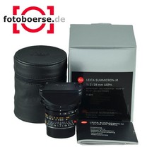 LEICA 11604 28mm F/2.0 Summicron-M asph., 6-bit (S0042)