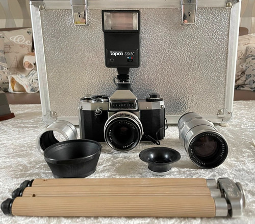 Vintage kamera set praktica - kamera-set:,