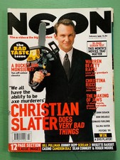 NEON Feb-1999 CHRISTIAN SLATER Tom Stoppard Christina Ricci Jason Patric Jaws UK