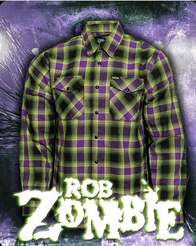 Dixxon flannel hemd rob zombie - hemd,